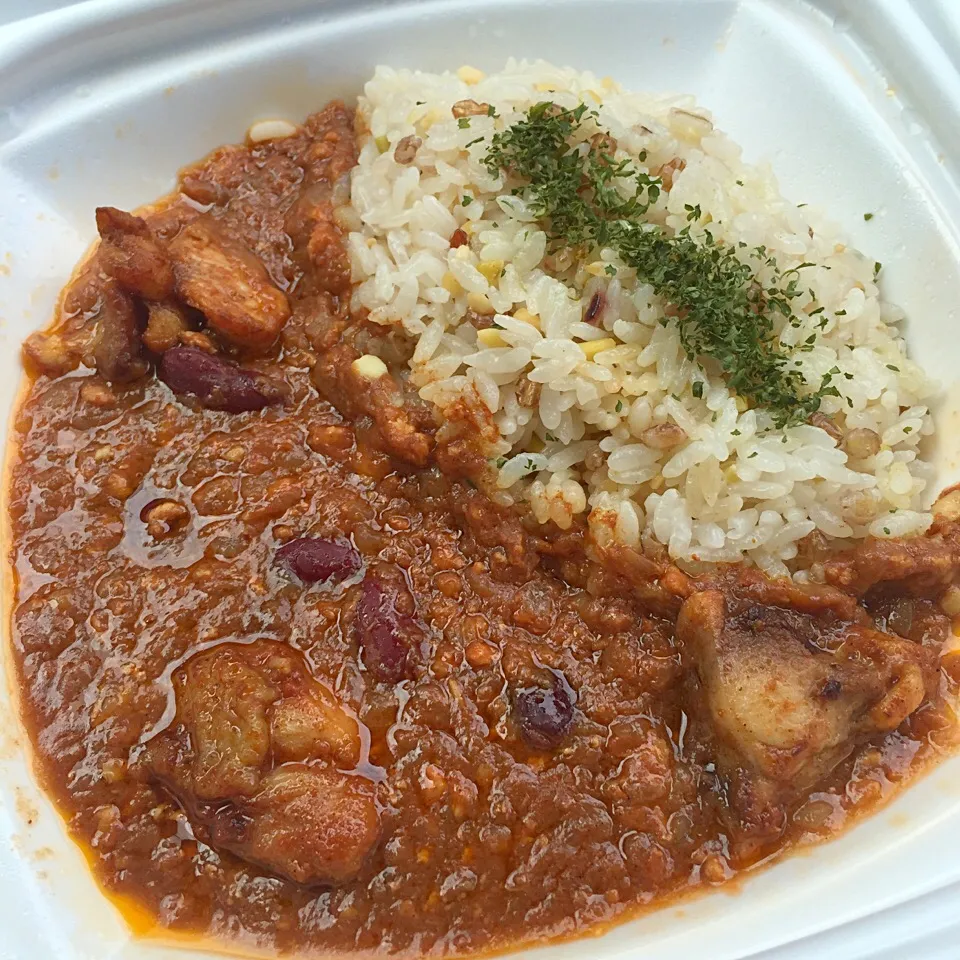 十六雑穀入りご飯 キーマカレーライス|maixx ใหม่さん