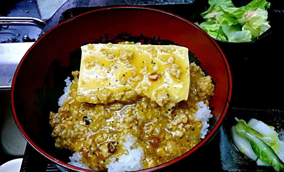 麻婆豆腐丼|かいさん