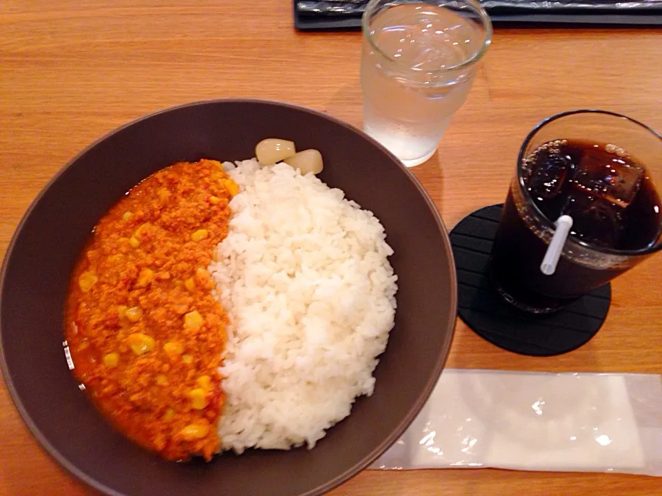 つぶつぶコーンのレッドHOTキーマカレー@KOSUGI CURRY|カリー仙人さん