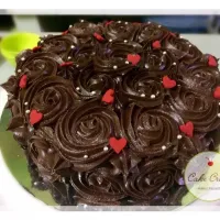 Rosette chocolate fudge cake|jovelyn cortesさん