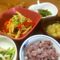 Snapdishの料理写真:今日の夕飯♡根曲がり竹♡|なおひなさんさん