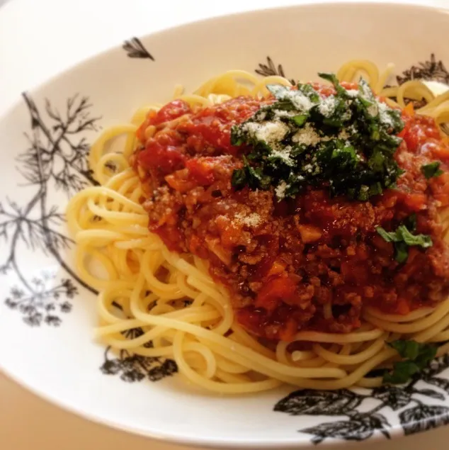 具がたっぷりのミートソース作った🍝作り過ぎちゃったな〜💪|jackie_brownさん