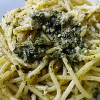 FRESH PESTO PASTA 😁|CheChe Dollさん