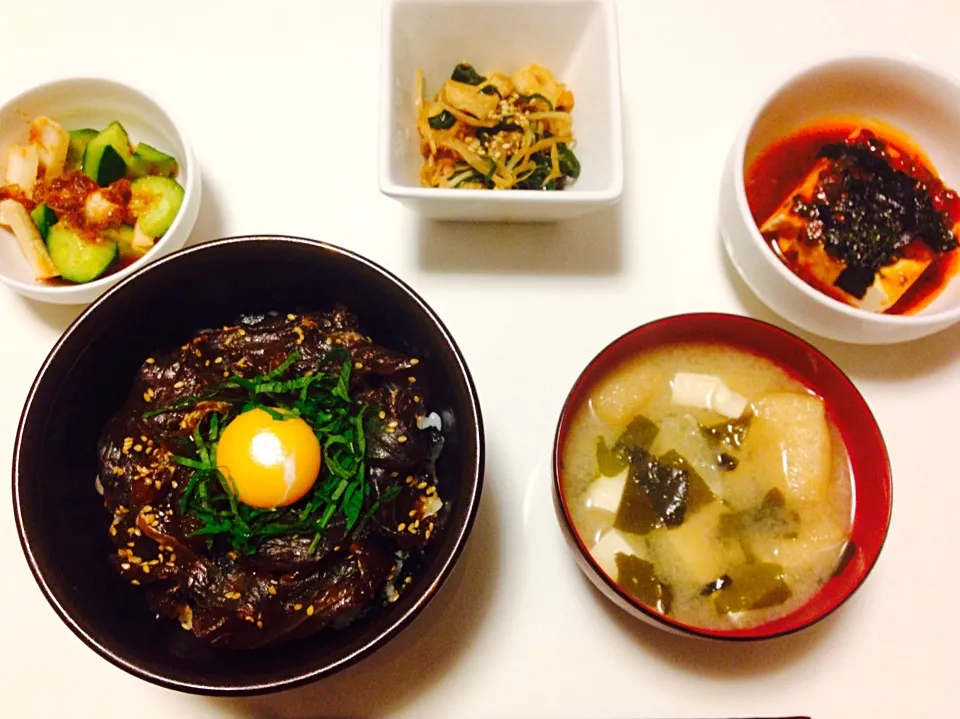 まぐろ漬け丼＊夜ご飯|Maipu:)さん