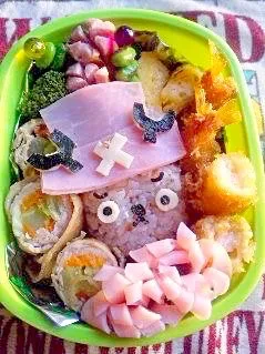 Snapdishの料理写真:過去に作ったキャラ弁 ワンピース|harukazemamaさん