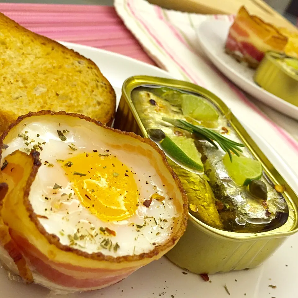 Baked Bacon, Egg & Toast Basket|Prisca Erさん