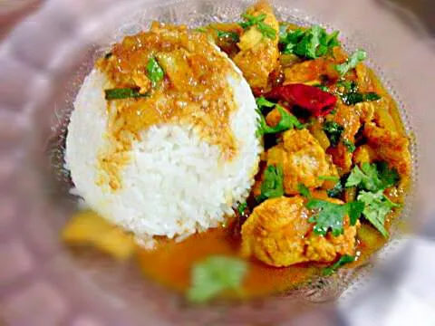 Fish Curry with Rice © √√√|🌼 Pooja's Kitchenette 🌼さん