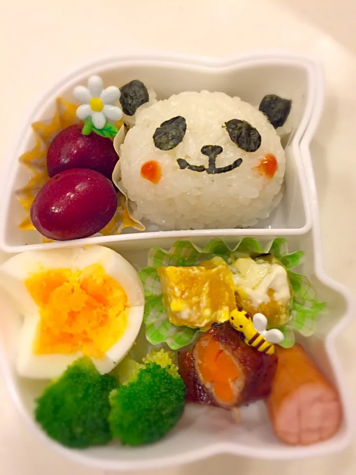 今日もパンダさん弁当🍒|Michiko Okamotoさん