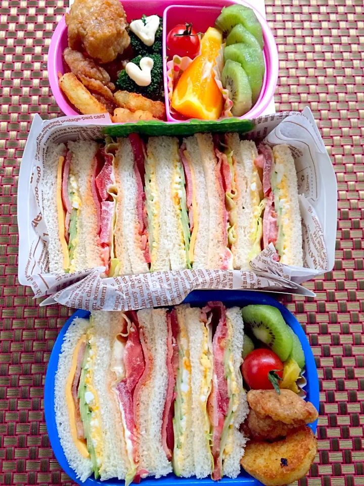 Lunch box☆Picnic🎵Sandwich🌸遠足 ｻﾝﾄﾞｳｨｯﾁ|🌈Ami🍻さん