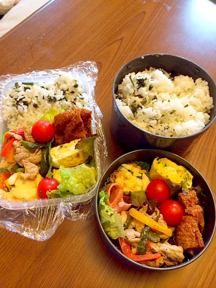 H27.6.26お弁当✩⃛卵焼き！豚肉の南蛮漬け！かぼちゃグラタン！徳島県産フィッシュ！|なっちゃんさん