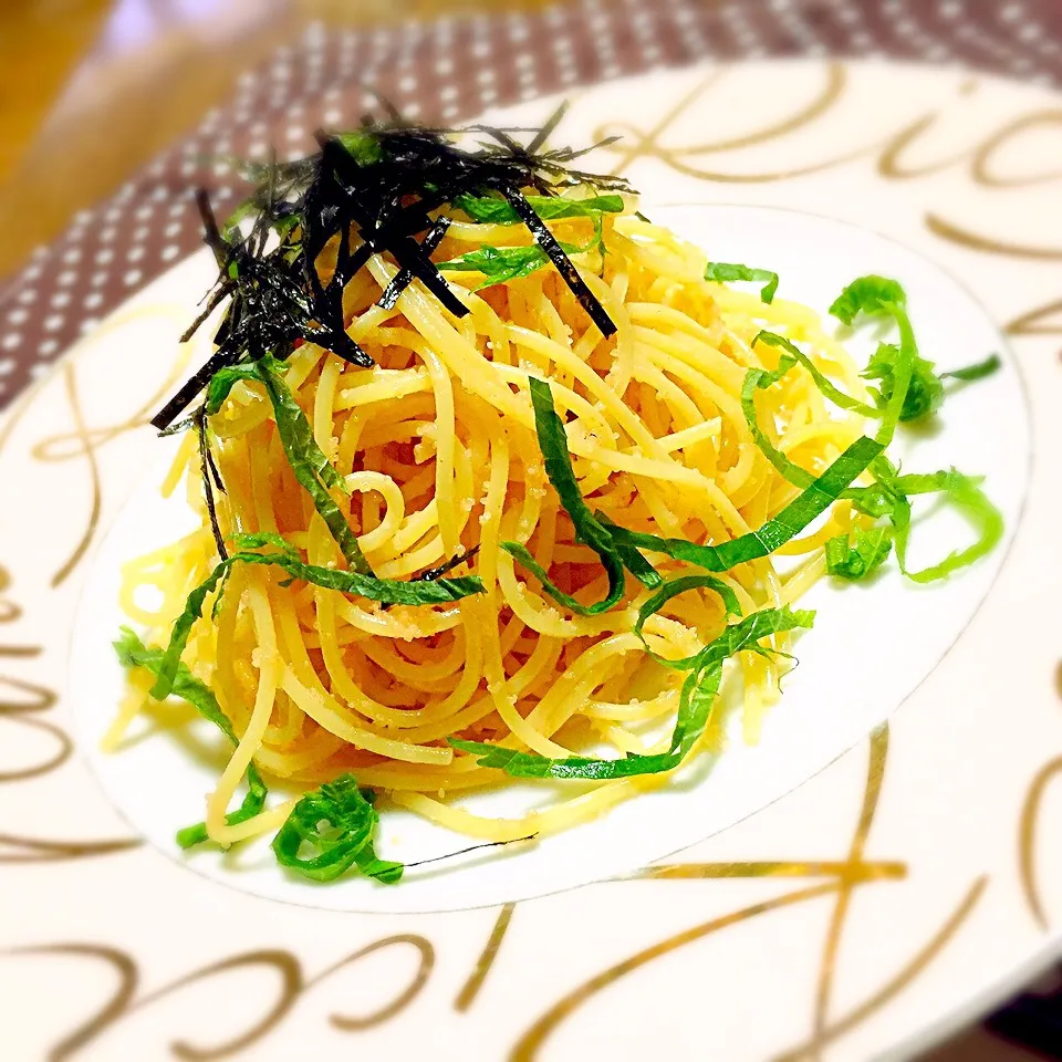 明太子スパゲティ🍴|かぼ(≡'・'≡)さん