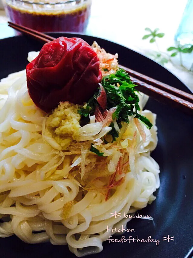 梅干しドカーン！のつけ麺♡つけダレは、いつものやつで(〃^ー^〃)♪|ハナたなさん