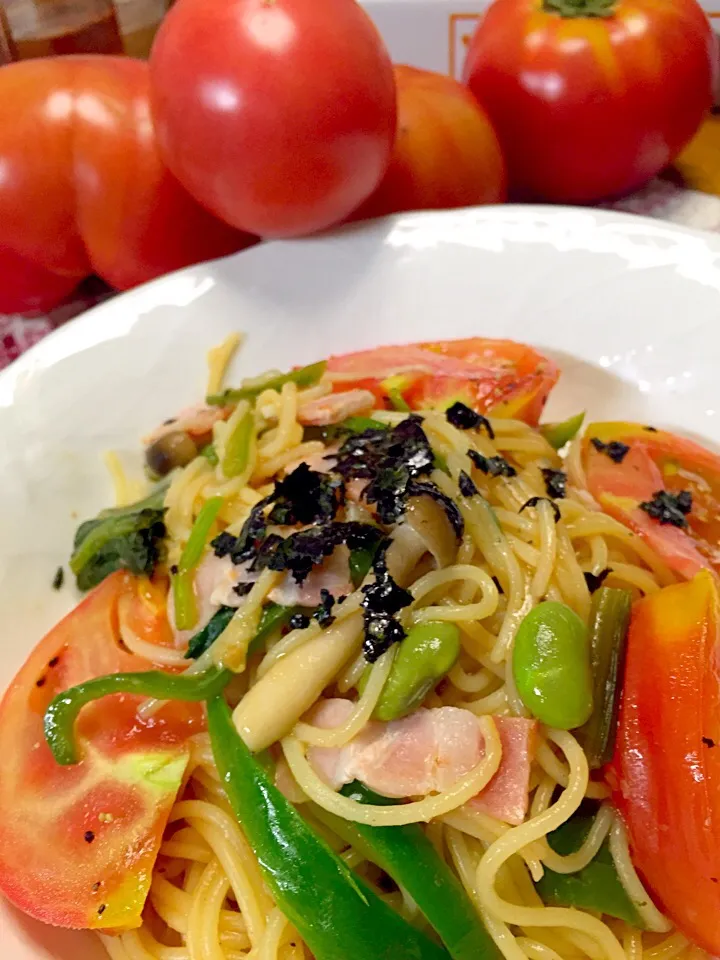 トマトマトマト🍅のパスタ|まゆさんさん