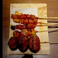 Chicken satay and egg plant satay|Jeanny Angsenさん