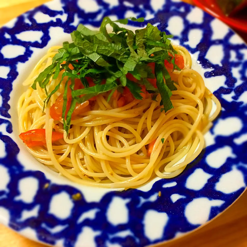 トマトの冷製パスタ🌱|らぃさん