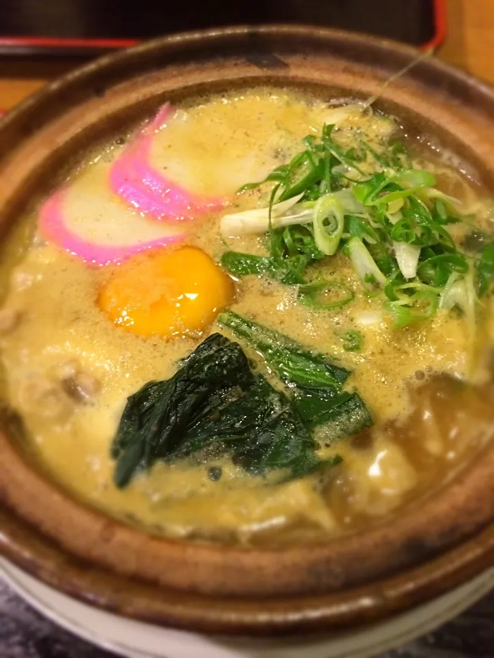 上下町名物こんにゃくを使ったこんにゃく麺で伸びにくい！上下鍋焼きラーメン！|さらば広島の長きまつげ(東京なう)さん