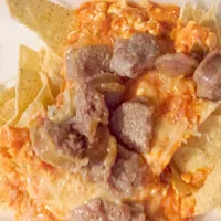 Italian Beer Brew sausage Salsa with Chips|JKさん