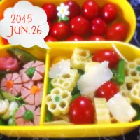 Snapdishの料理写真:1学期最後のお弁当|なおひなさんさん