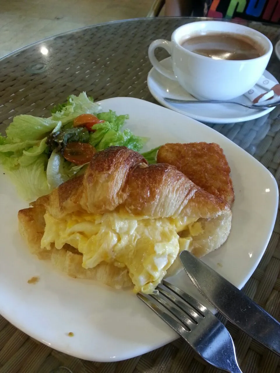 scrambled egg croissant|korinoさん