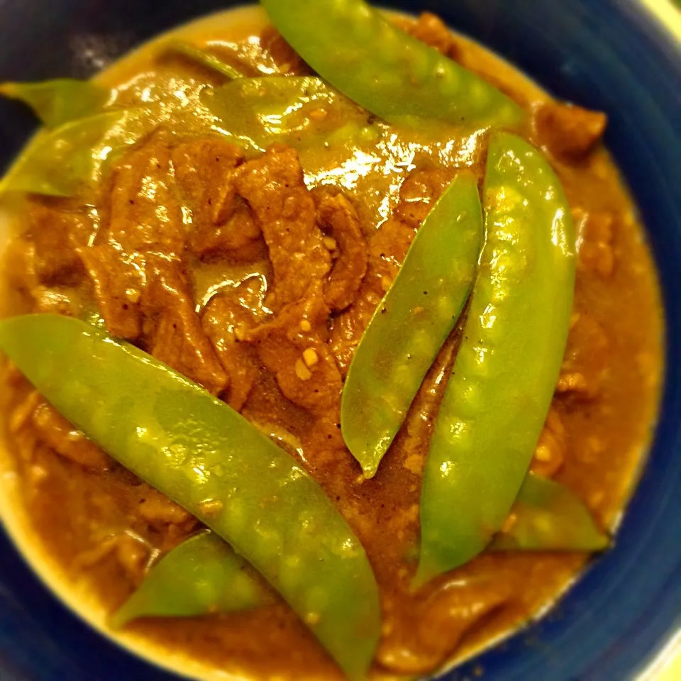 Sirloin Beef in Oyster Sauce with Snow peas|ChefNurseBelleさん