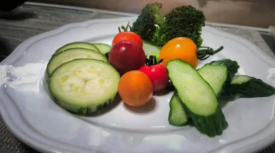 ママが作った野菜でランチ♪|しあるさん