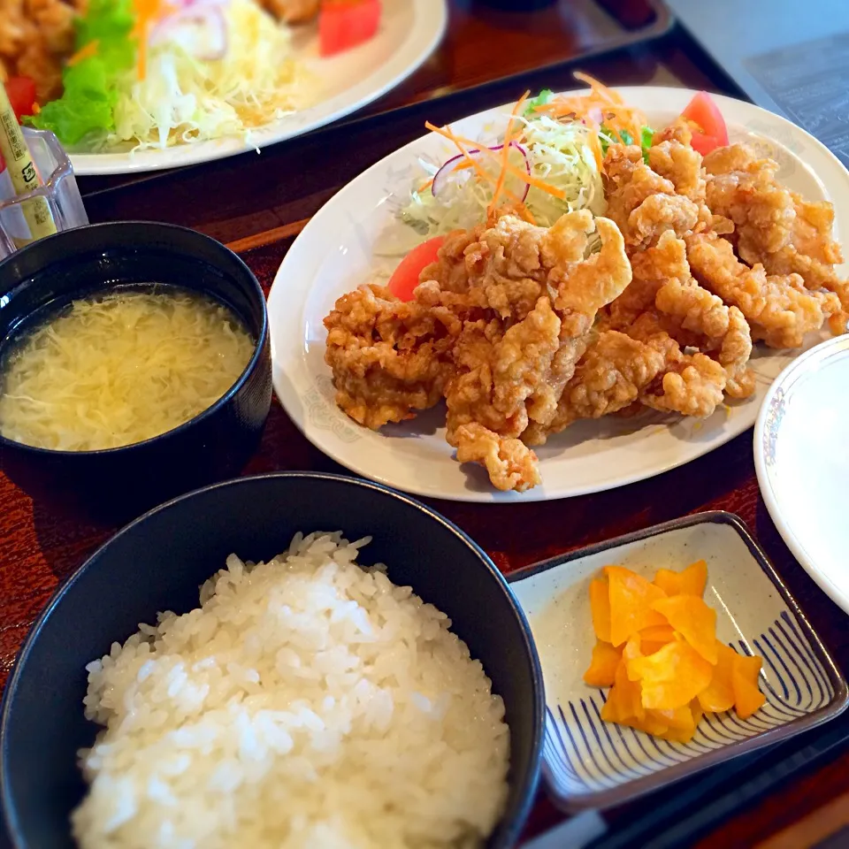 とり天定食|えみさん