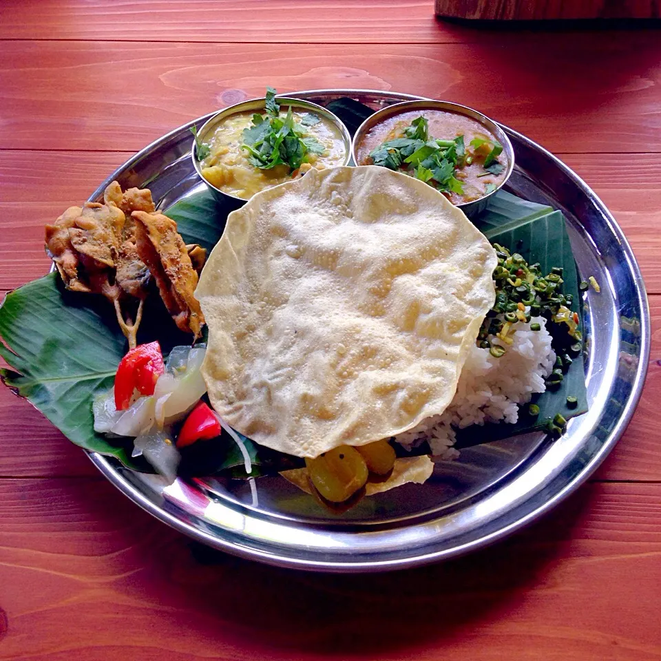 南インド風カレー定食 野菜カレー|ハギーさん