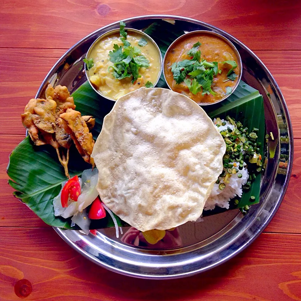 南インド風カレー定食 野菜カレー|ハギーさん