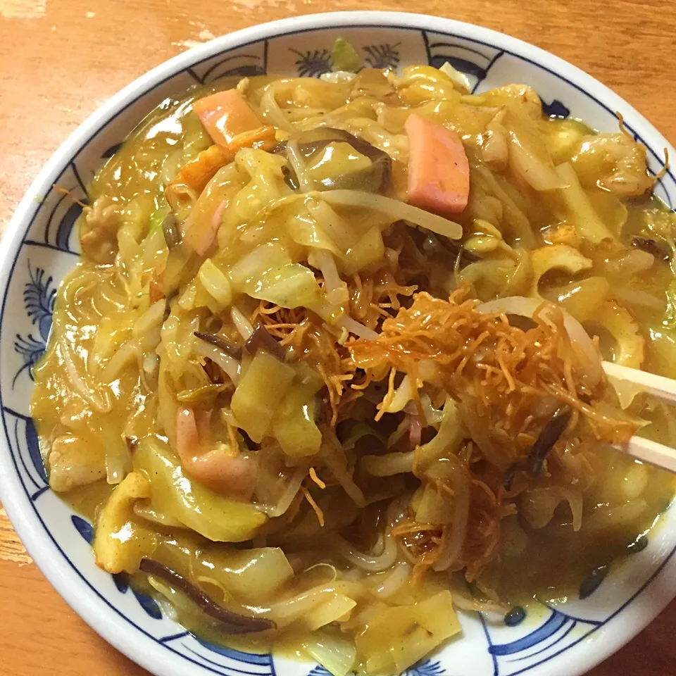 カレー皿うどん|maixx ใหม่さん