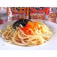 Snapdishの料理写真:Mentaiko pasta😋|🍀Sip👍👍さん