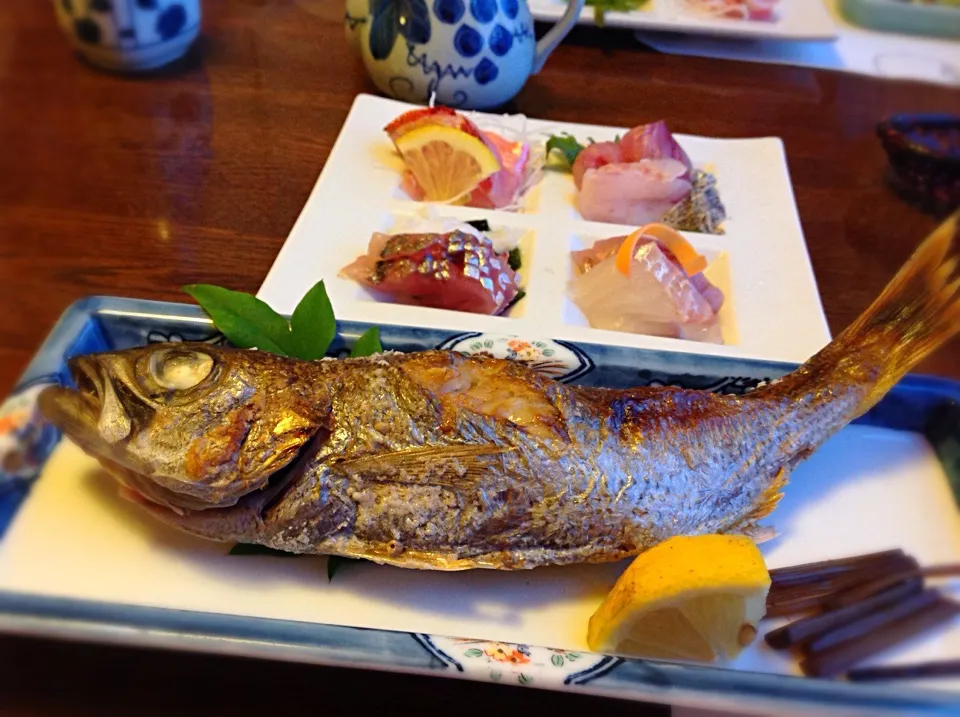 黒ムツの塩焼き🐟😋|アライさんさん