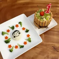 Snapdishの料理写真:HBD plate|BBbさん