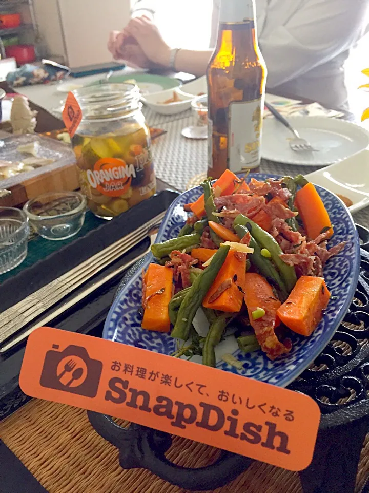 スナップディッシュ色の人参|青山金魚さん