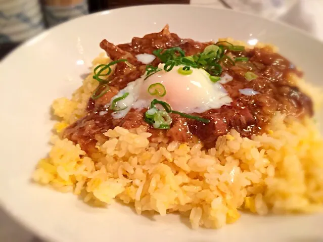 雁川の牛スジあんかけ炒飯|shiottyさん