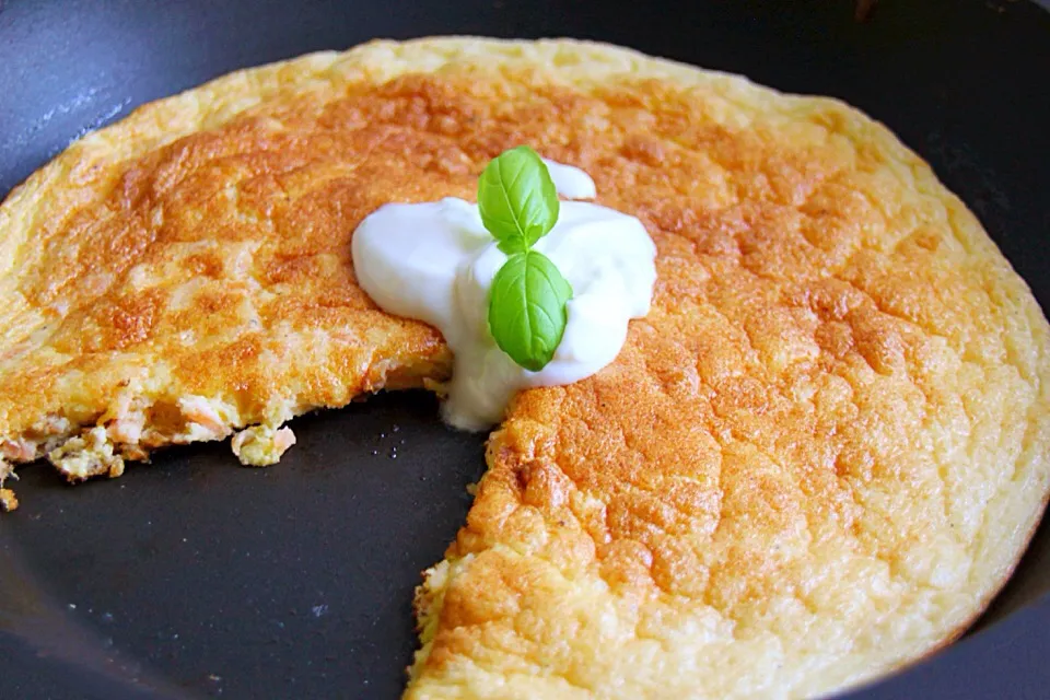 Smoke Salmon Souffle Omelette|Misstyさん