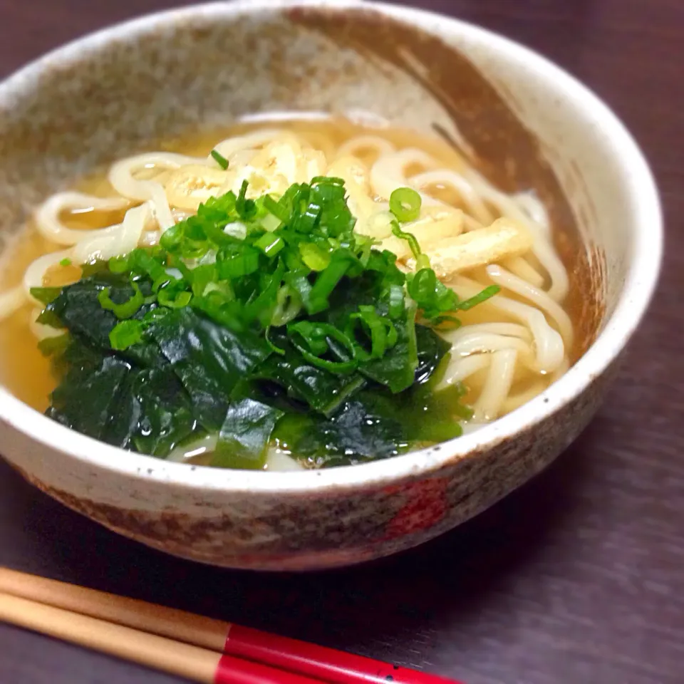 わかめうどん。|🌺🍍しぃちゃん(・ω・)🍍🌺さん