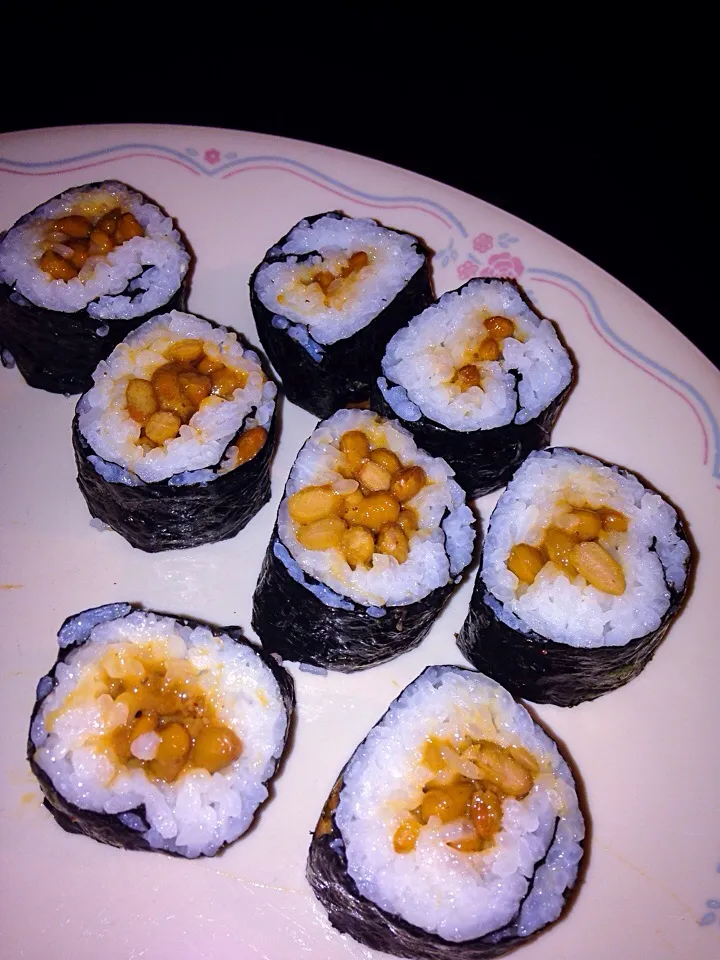 納豆巻き 「fermented soybeans sushi roll」|IV Excelsisさん