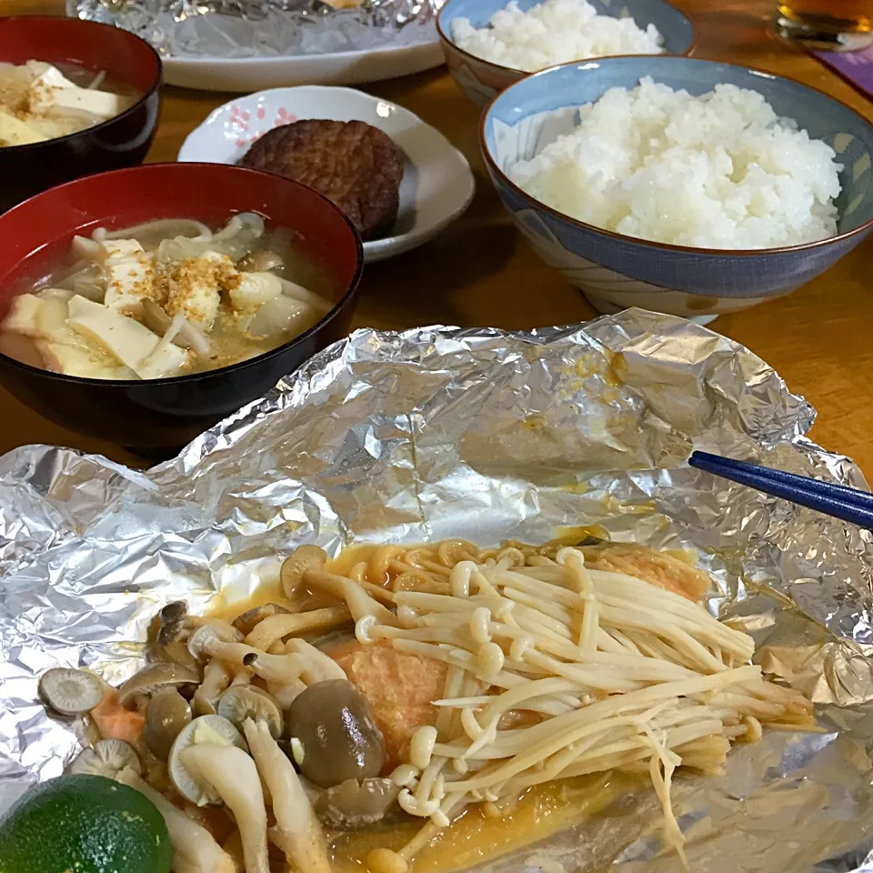 鮭のちゃんちゃん焼き風ホイル焼き*\(^o^)/*|すかラインさん