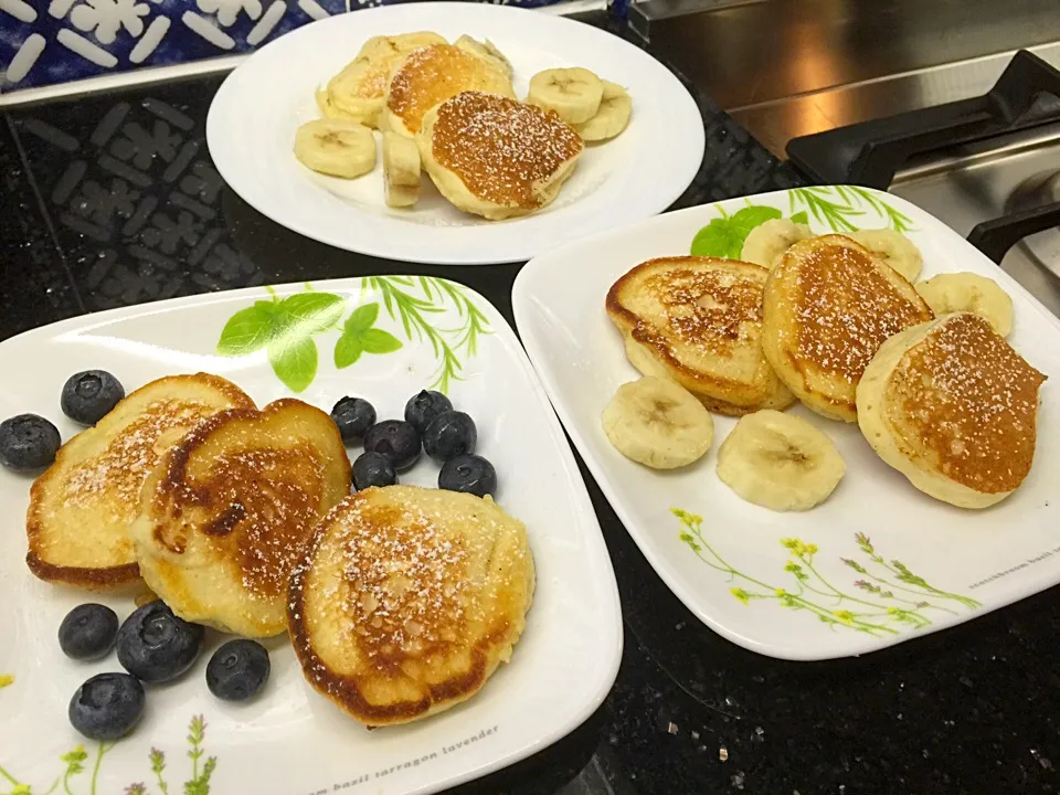 Pancakes for morning bfast|Colleen Teoさん