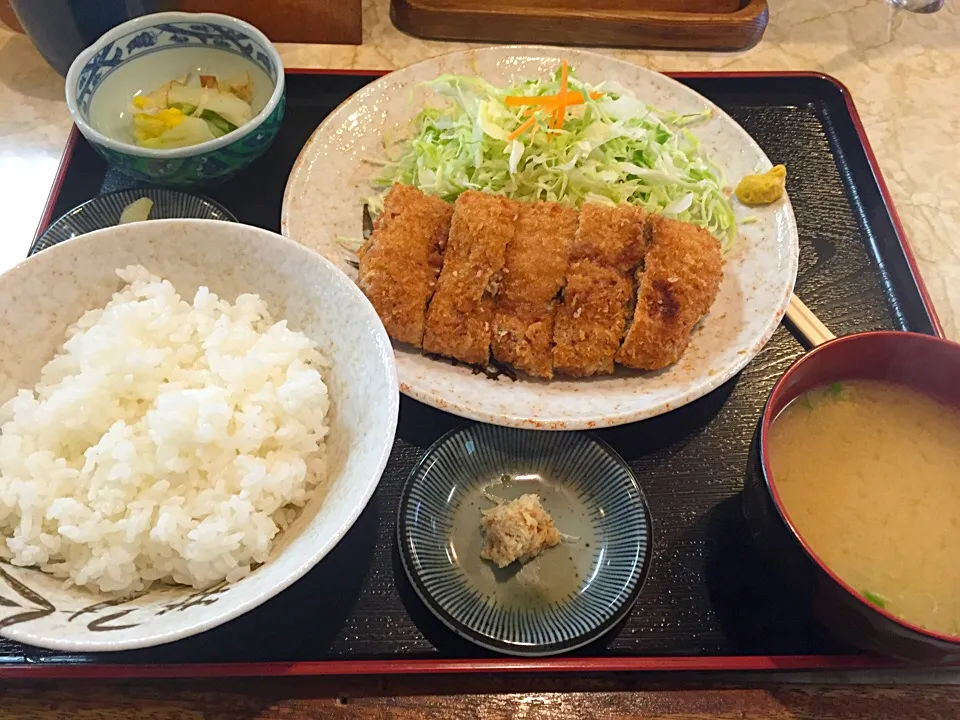 メンチカツ定食|Isao Kataokaさん