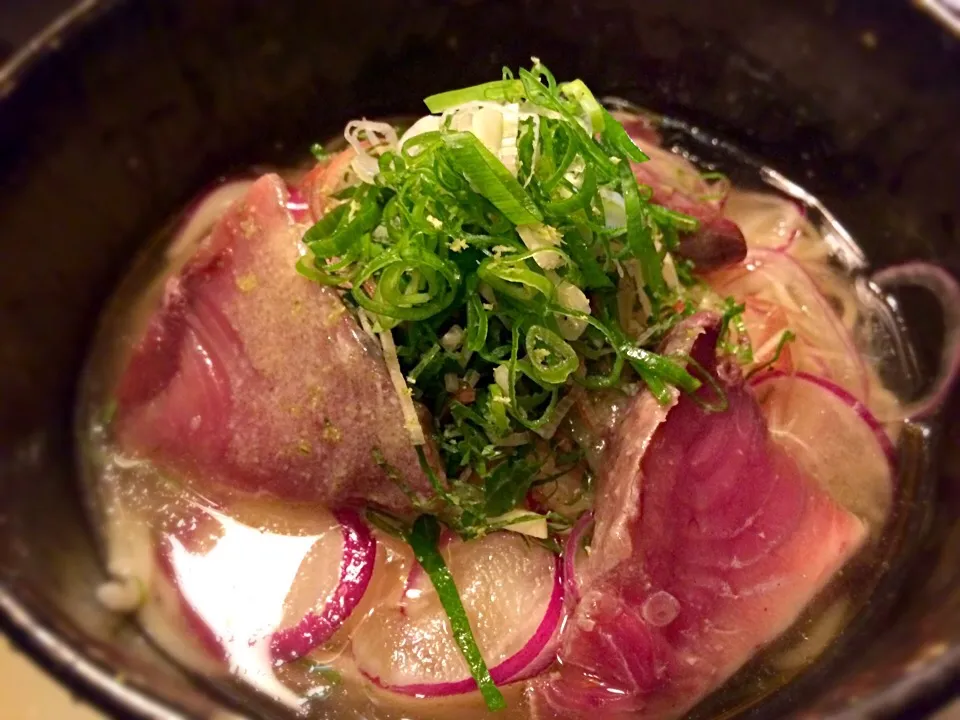 藁焼き鰹の薬味そうめん1|半田手延べそうめんの店 阿波や壱兆さん