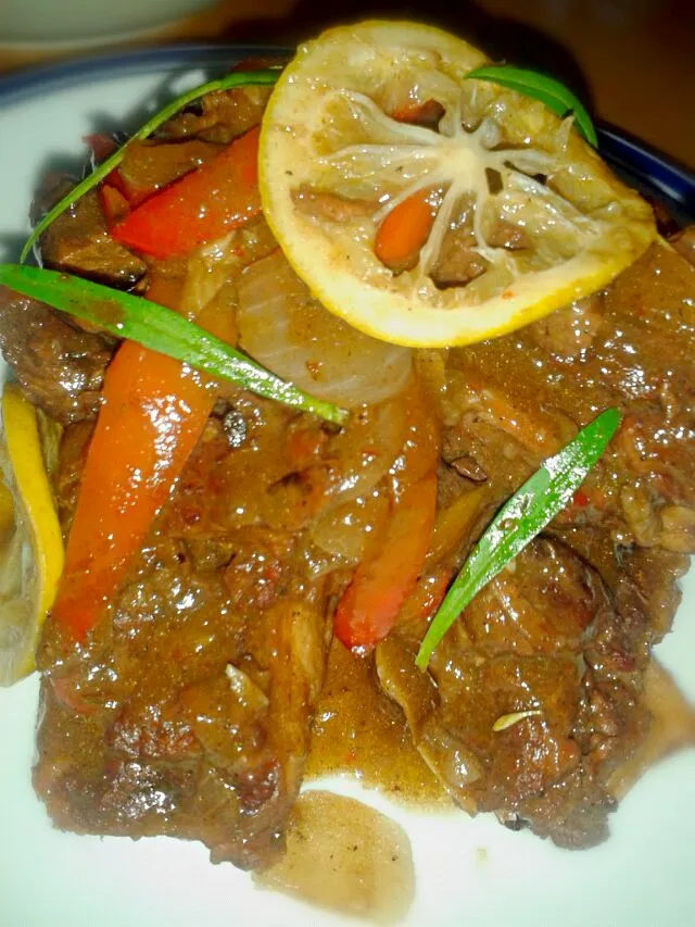 slow cooked beef in rum,lemon and taragon|hungry_picassoさん