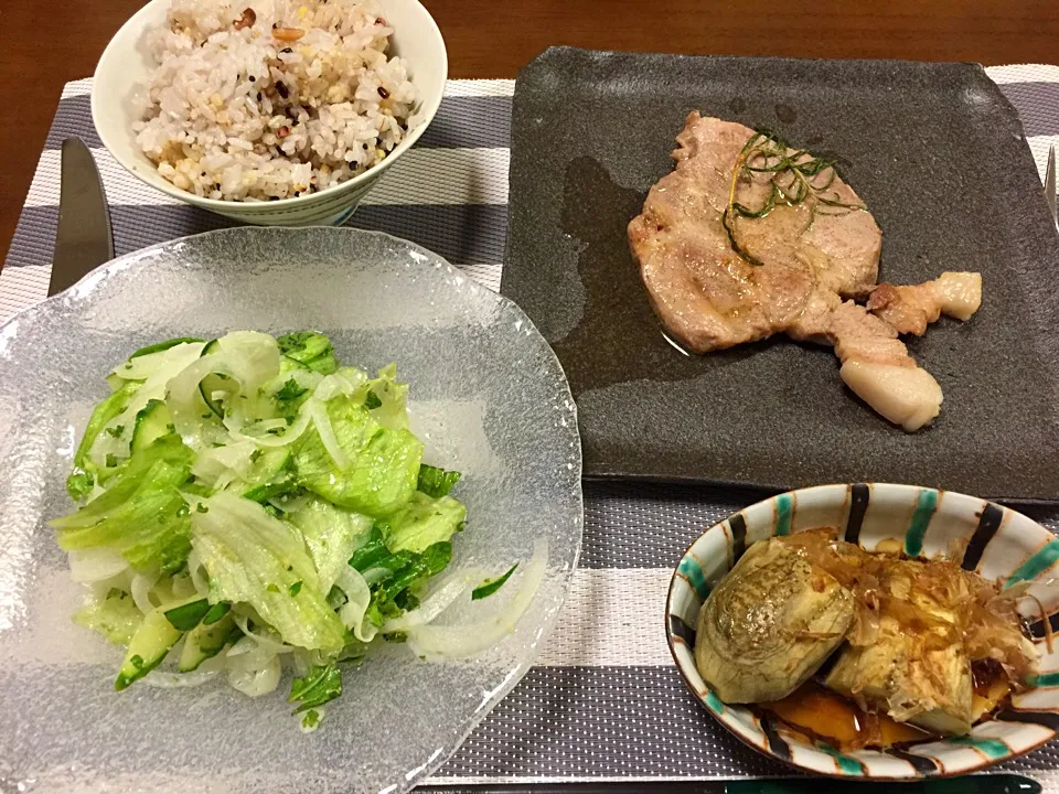 Snapdishの料理写真:豚肉のローズマリー焼き|愛ペガさん