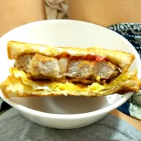 Double pork sandwich, #homemade|Naray Pereiraさん