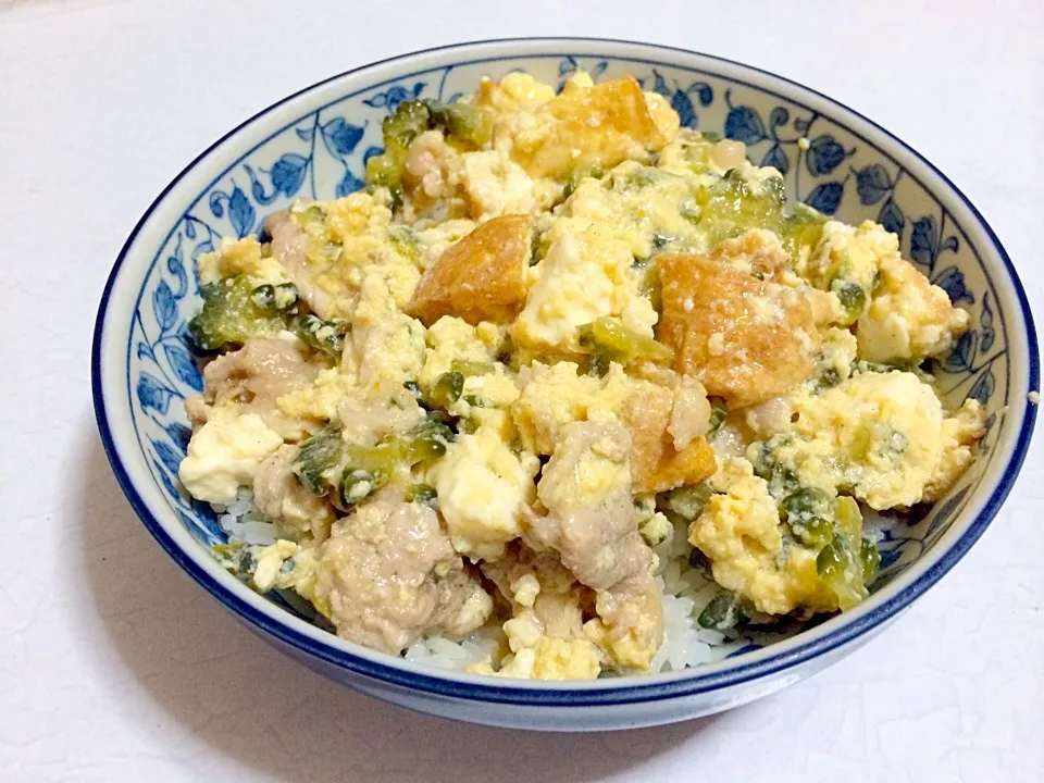 ゴーヤチャンプル丼〜♪(・∀・)|hanaさん