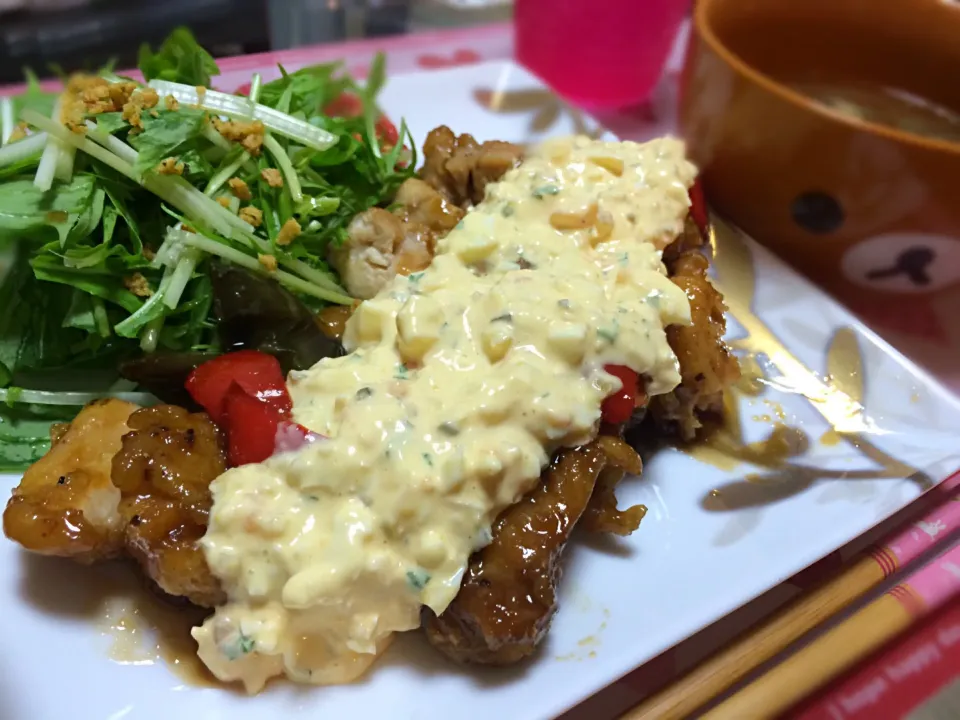 自己流タルタルでチキン南蛮☆|にゃるさん