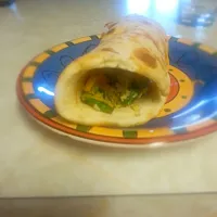 breakfast wrap on a garlic naan!|Crystal Lemieuxさん