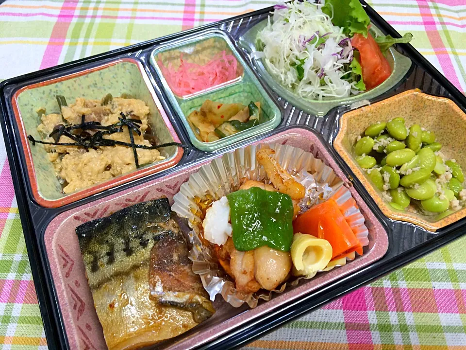 鯖の照り煮 日替わり弁当 豊川市宅配|Naokazu Kuritaさん