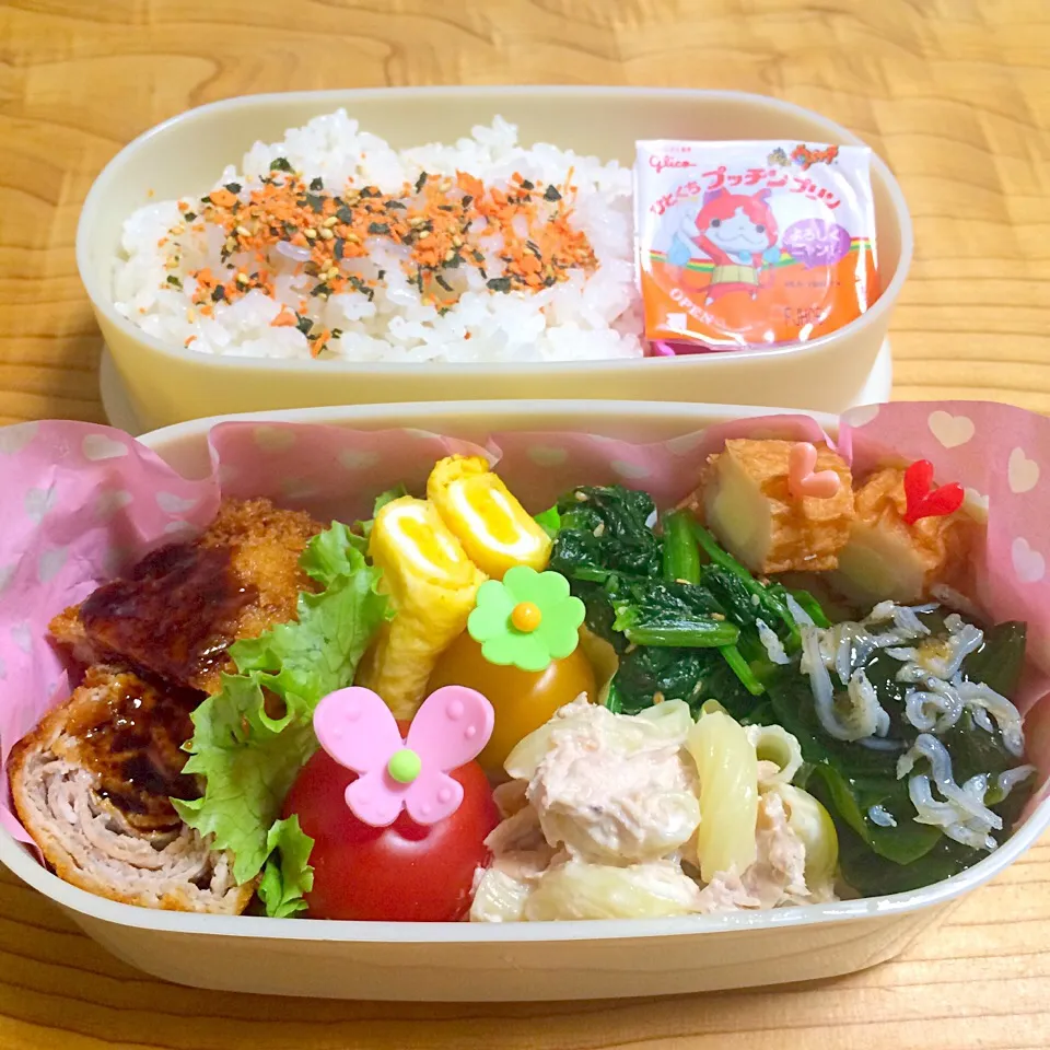 くるくる豚カツお弁当♪|たるとさん