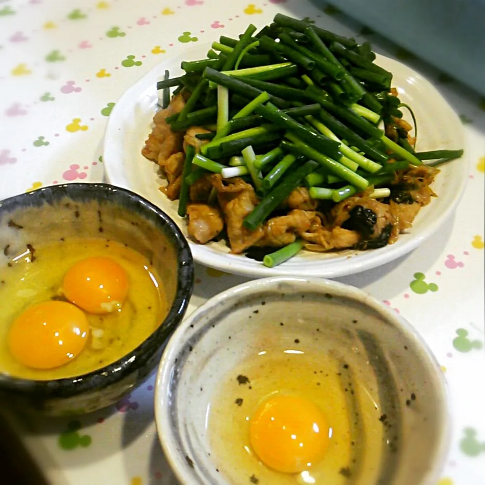 ネギたっぷりすた丼ご飯抜き|よちやまさん